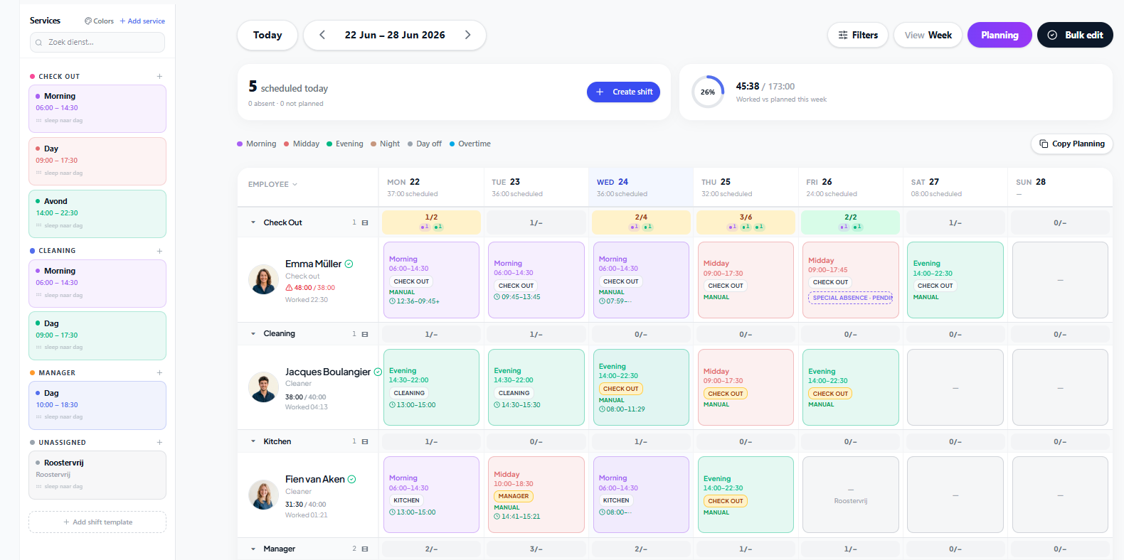 Plan the week without the headache